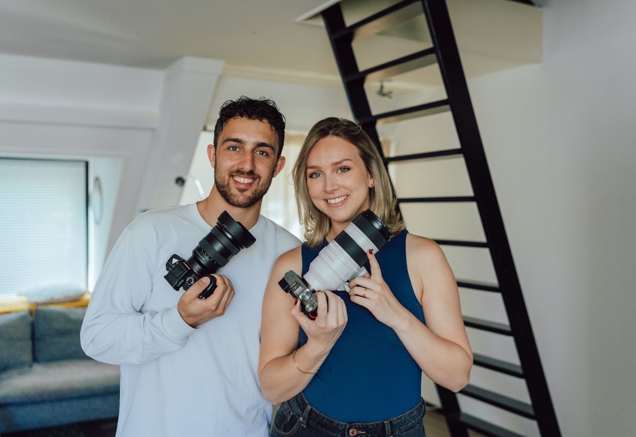 Pien and Liam, the food photographers behind Side Dish Studio in the Netherlands